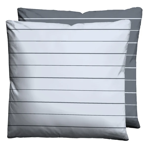 Mako-Satin Kopfkissenbezug 0636044 - Mako-Satin - Blaugrau - 80 x 80 cm