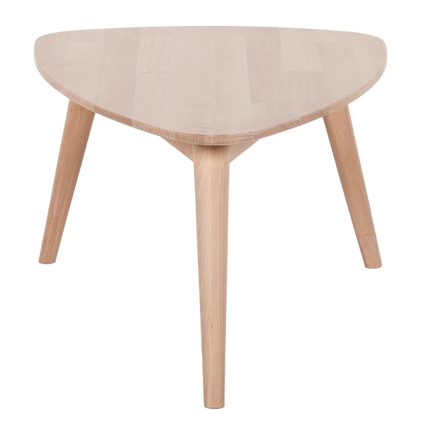Massiver Couchtisch FINSBY - Buche massiv - Buche Weißöl - 70 x 50 cm - Image 4