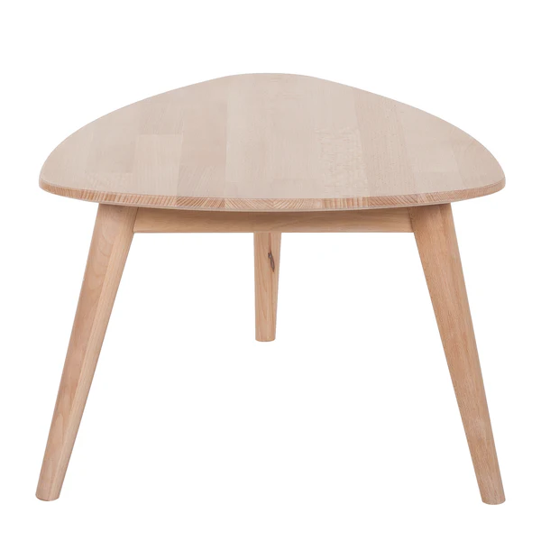 Massiver Couchtisch FINSBY - Buche massiv - Buche Weißöl - 70 x 50 cm - Image 6