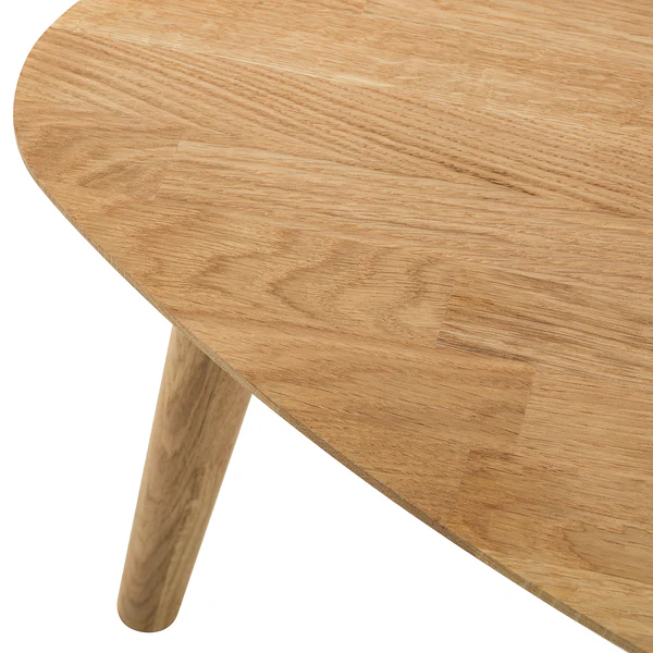 Massiver Couchtisch FINSBY - Eiche massiv - Eiche - 70 x 50 cm - Image 11