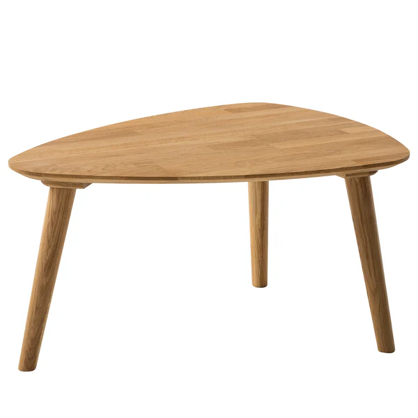 Massiver Couchtisch FINSBY - Eiche massiv - Eiche - 70 x 50 cm - Image 7