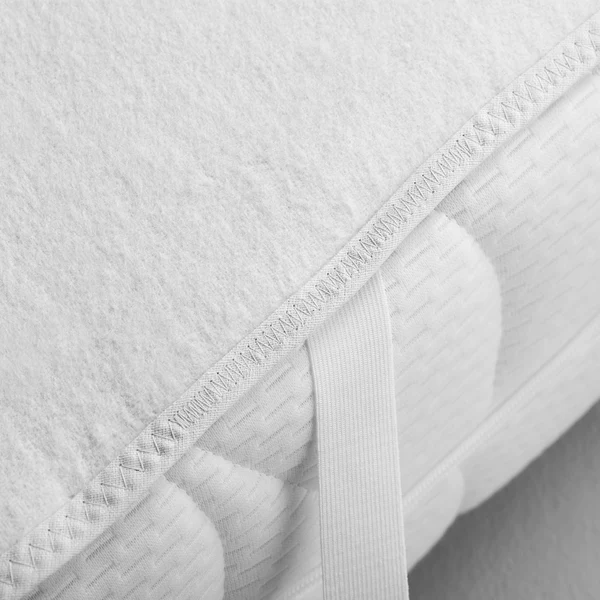 Matratzenauflage Camp Hill Premium - Baumwollstoff - Weiß - 140 x 220 cm - Image 3