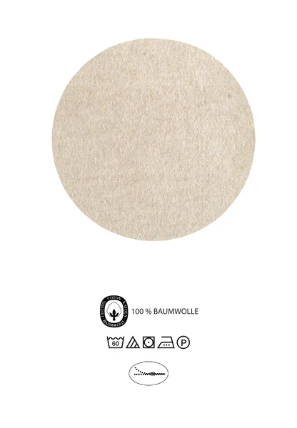 Melange-Flanell Bettwäsche Zordo - Beige - 135 x 200 cm + Kissen 80 x 80 cm - Image 4