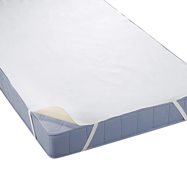 Molton-Matratzenauflage 0809720 - Baumwolle / PE/PP Folie - Weiß - 180 x 200 cm