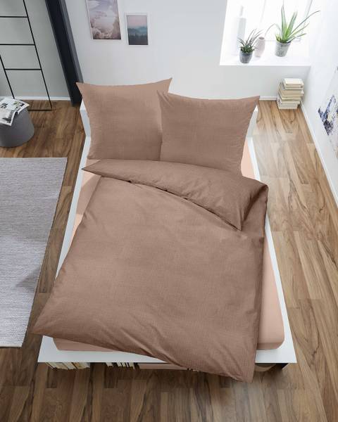 Musselin-Bettwäsche Inowa - Musselin - Taupe - Image 2