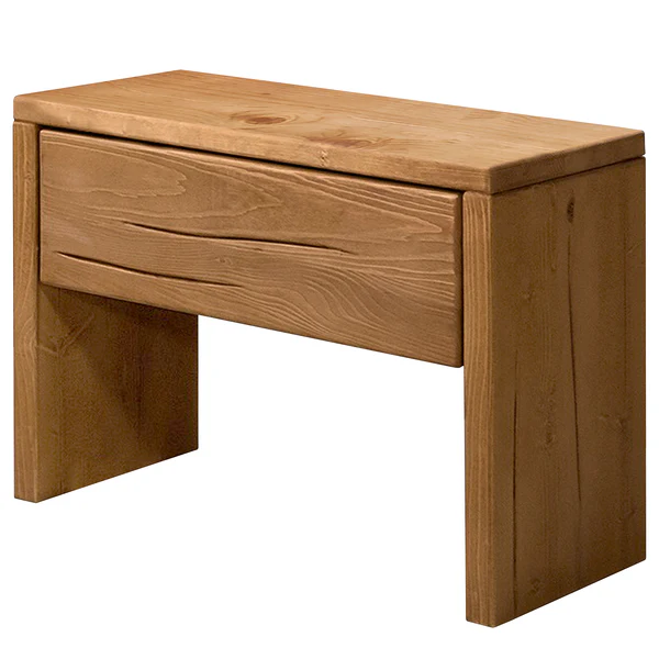 Nachtkommode Wiko - Braun - Kiefer - 50 x 46 x 35 cm