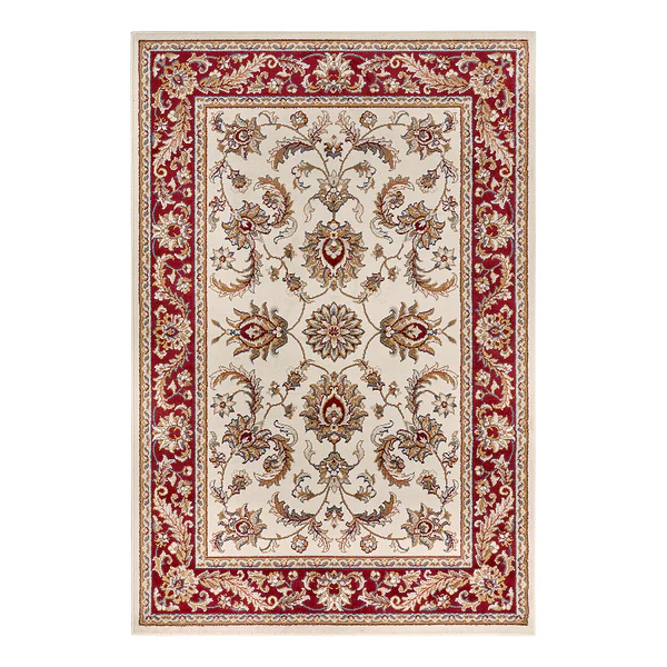 Orientteppich Reni - Polypropylen - Beige / Rot - 57 x 90 cm