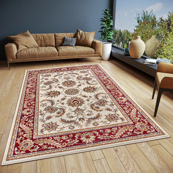 Orientteppich Reni - Polypropylen - Beige / Rot - 57 x 90 cm - Image 2