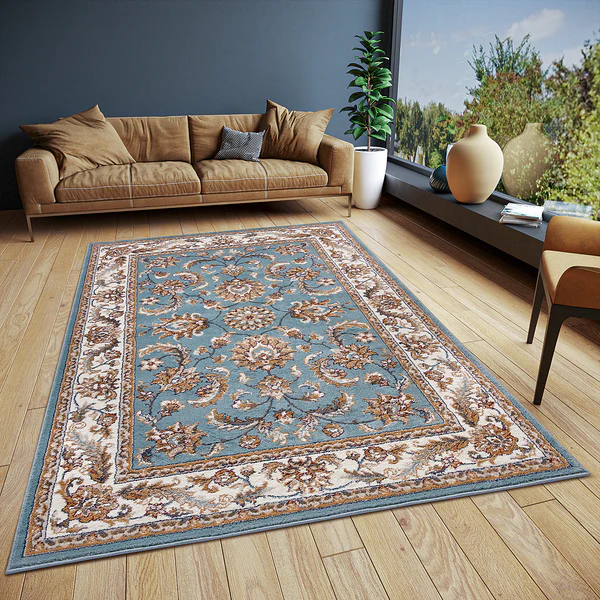 Orientteppich Reni - Polypropylen - Himmelblau - 80 x 120 cm - Image 2