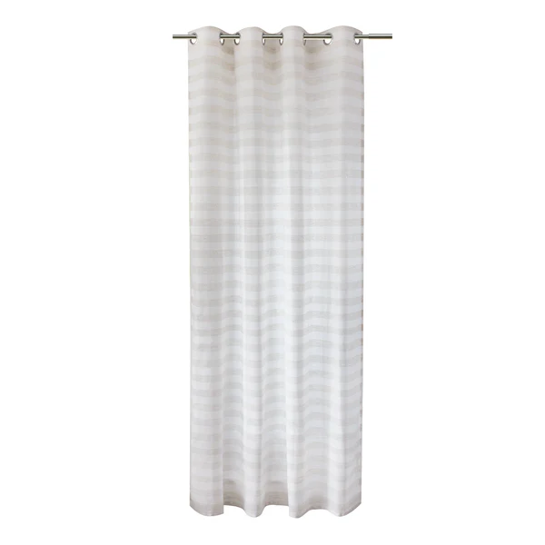 Ösenchal Perron - Webstoff - Beige / Weiß