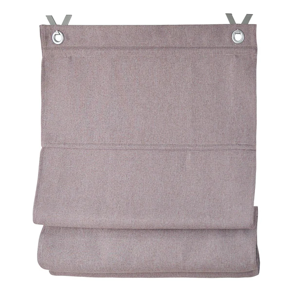 Ösenrollo Bessy I - Polyester - Braun - 80 x 130 cm