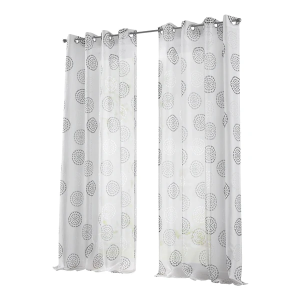 Ösenschal Bella - Baumwolle / Polyester - Anthrazit - 135 x 175 cm