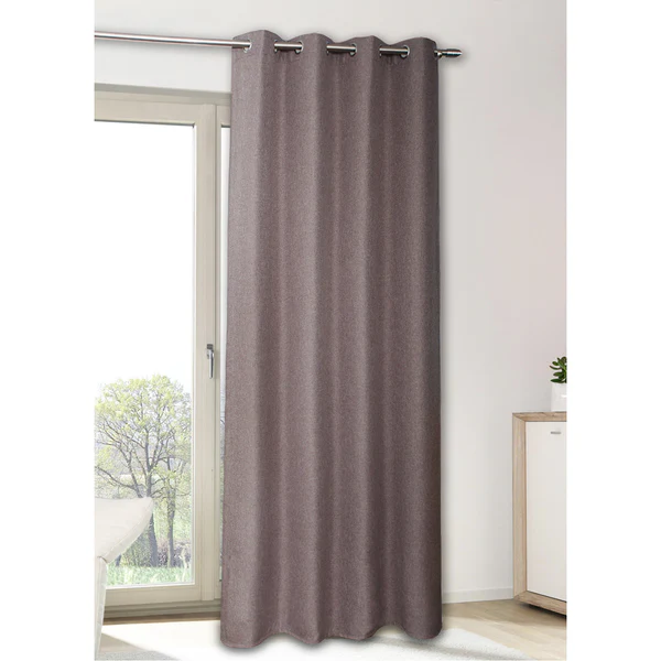 Ösenschal Dimout I - Polyester - Braun - 140 x 145 cm - Image 2