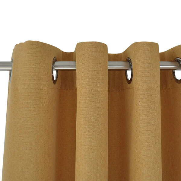 Ösenschal Dimout I - Polyester - Currygelb - 140 x 245 cm - Image 3