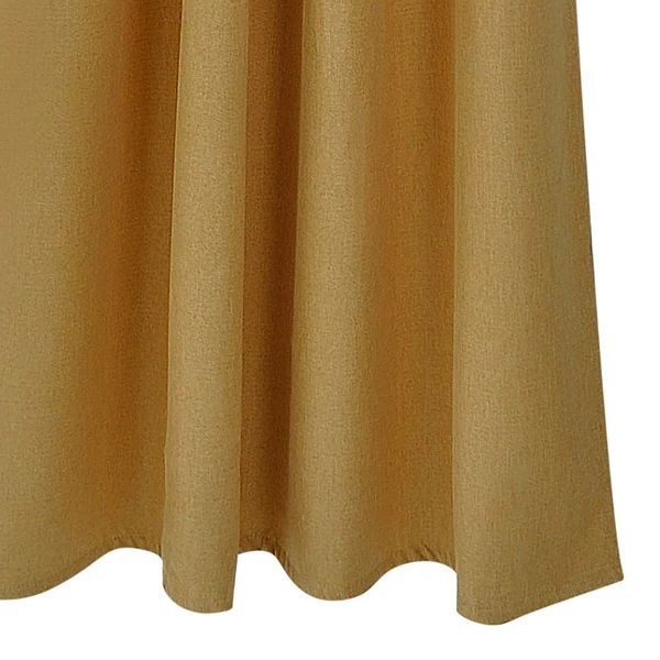 Ösenschal Dimout I - Polyester - Currygelb - 140 x 245 cm - Image 4