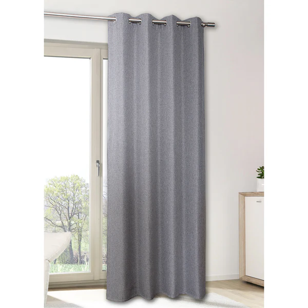 Ösenschal Dimout I - Polyester - Grau - 140 x 175 cm - Image 2