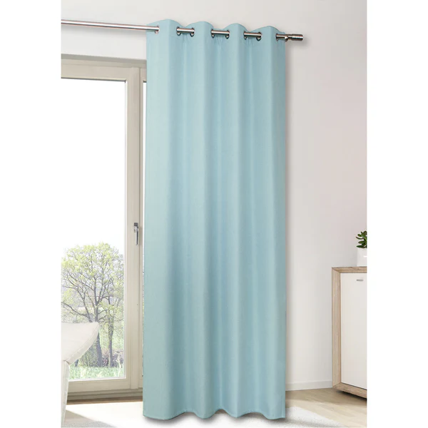 Ösenschal Dimout I - Polyester - Türkis - 140 x 145 cm - Image 2
