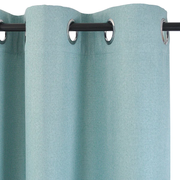 Ösenschal Dimout I - Polyester - Türkis - 140 x 245 cm - Image 2