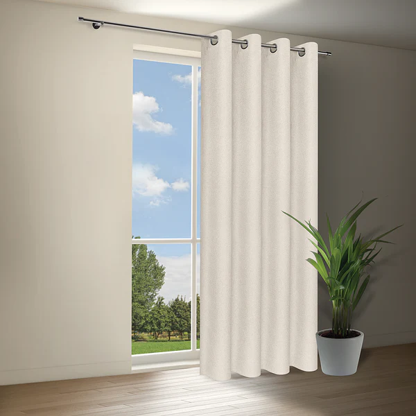 Ösenschal Fidal - Polyester - Beige - Image 2
