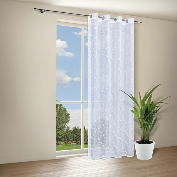 Ösenschal Hansi - Polyester - Weiß - Image 2