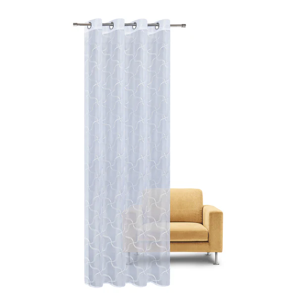 Ösenschal Hansi - Polyester - Weiß - Image 3