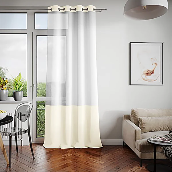Ösenschal Ivette - Polyester - Creme - 140 x 250 cm - Image 2