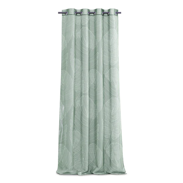 Ösenschal Malm - Polyester - Grün - 140 x 250 cm
