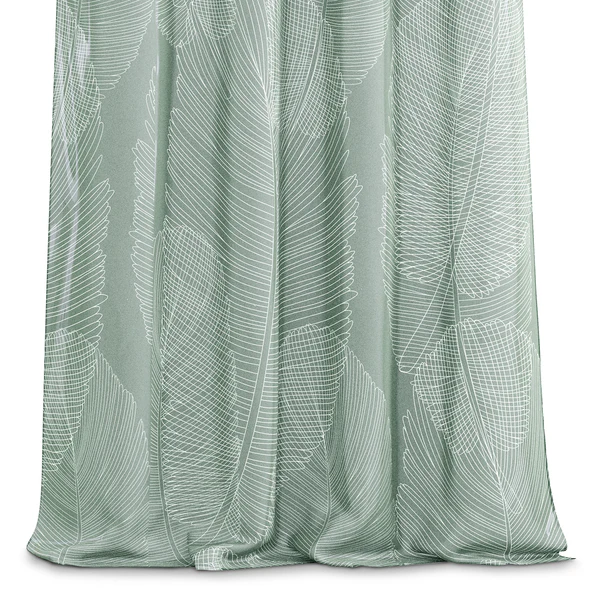 Ösenschal Malm - Polyester - Grün - 140 x 250 cm - Image 2
