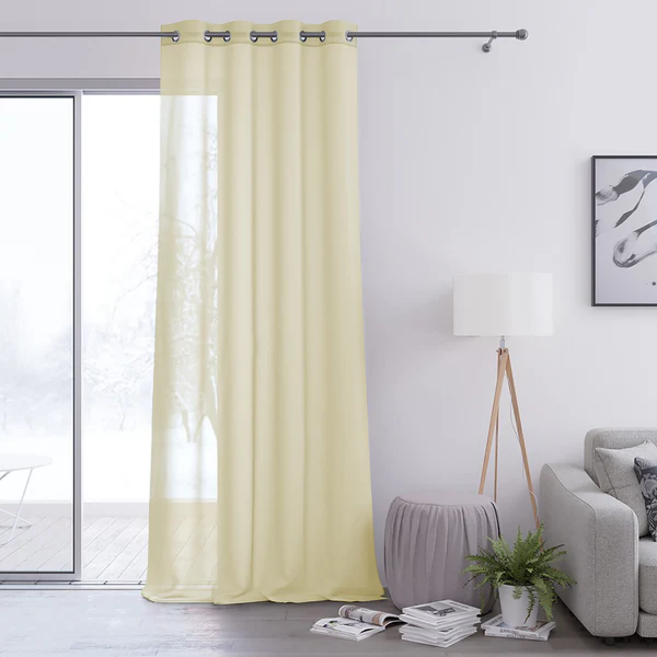 Ösenschal Oilie - Polyester - Ecru - 140 x 250 cm - Image 2