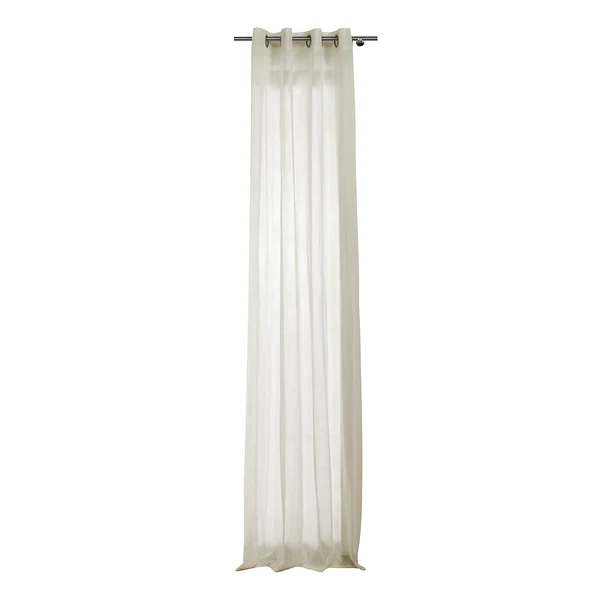 Ösenschal Pure - Polyester - Ecru - 135 x 300 cm