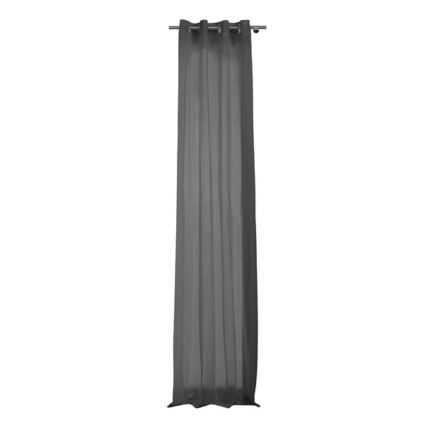 Ösenschal Pure - Polyester - Grau - 135 x 245 cm
