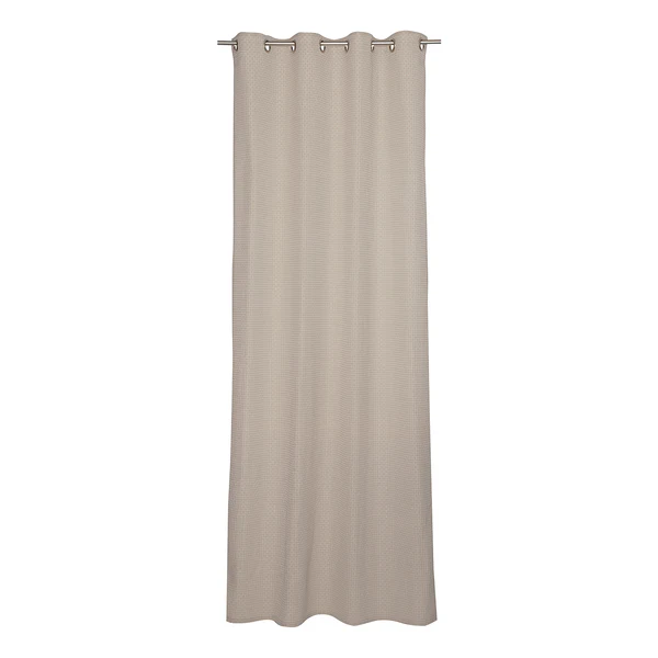 Ösenschal Square - Polyester - Beige
