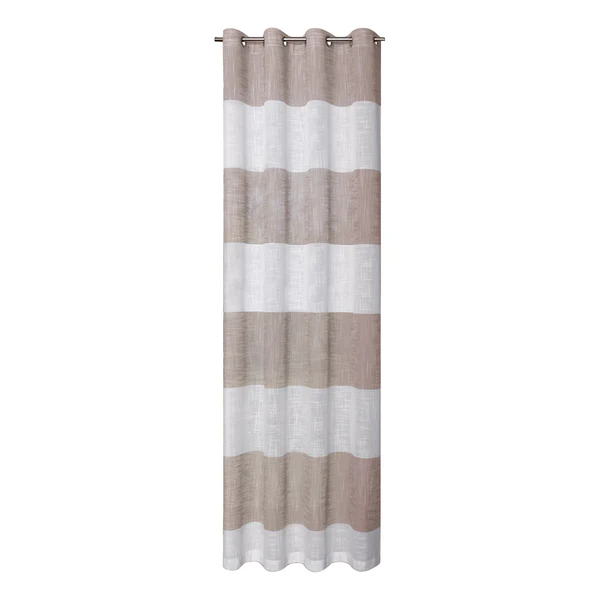 Ösenschal Stripe Hawea - Webstoff - Nougat - Nougat
