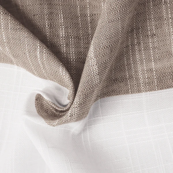 Ösenschal Stripe Hawea - Webstoff - Nougat - Nougat - Image 3