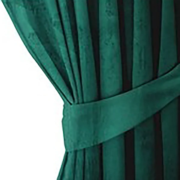 Ösenvorhang Velvet - Polyester - Grün - 140 x 245 cm - Image 3