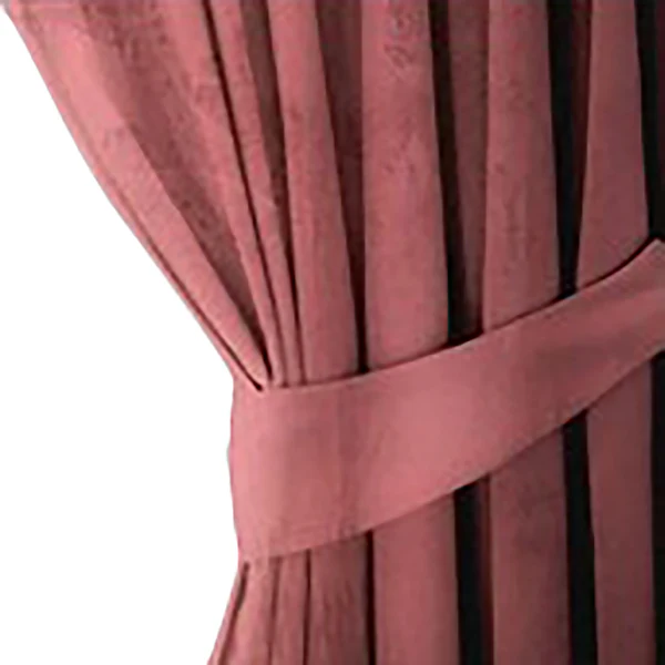 Ösenvorhang Velvet - Polyester - Rosa - 140 x 245 cm - Image 3