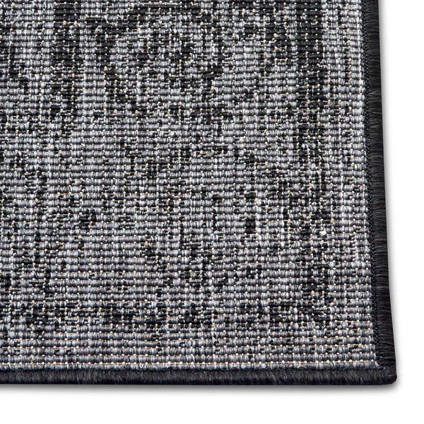 Outdoorteppich Cebu - Polypropylen - Silber / Grau - 80 x 150 cm - Image 5