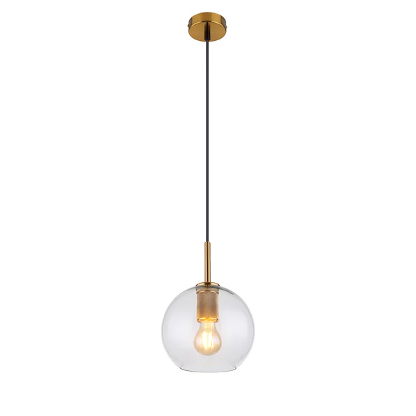 Pendelleuchte Adara IV - Klarglas / Eisen - 1-flammig - Image 3