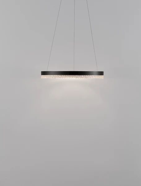 Pendelleuchte Adria Typ A - Aluminium - 1-flammig - Schwarz - Durchmesser: 40 cm - Image 2