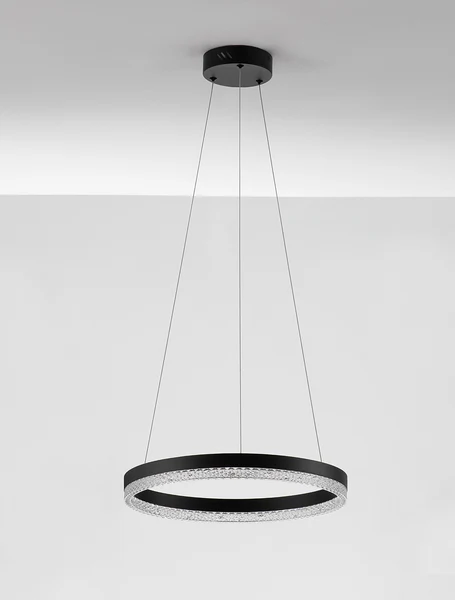 Pendelleuchte Adria Typ A - Aluminium - 1-flammig - Schwarz - Durchmesser: 40 cm - Image 4