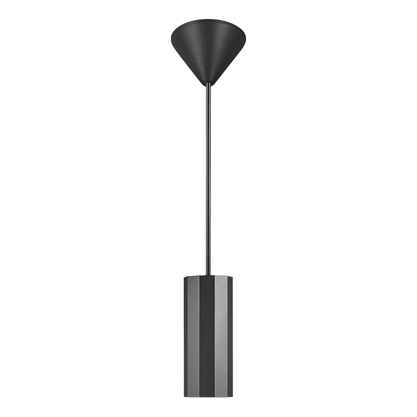 Pendelleuchte Alanis 1-flammig - Aluminium - Schwarz - Image 5