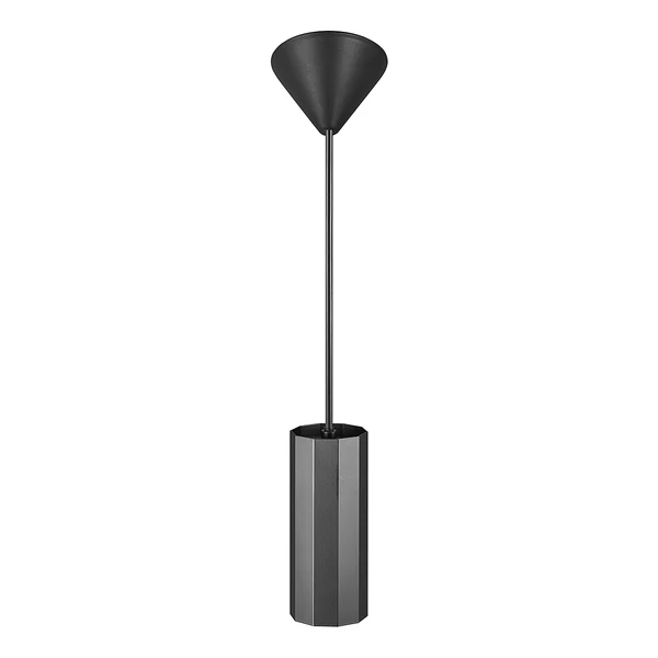 Pendelleuchte Alanis 1-flammig - Aluminium - Schwarz - Image 6