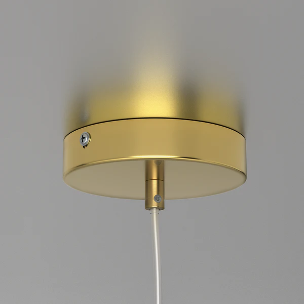 Pendelleuchte Alivio - Samt / Eisen - 1-flammig - Rosa - Image 7