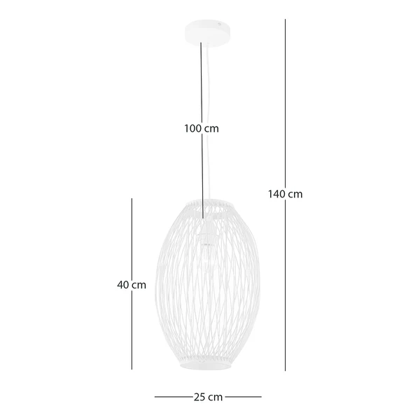 Pendelleuchte Amaroo - Eisen - 1-flammig - Image 9