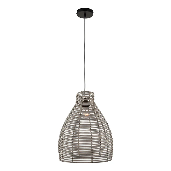 Pendelleuchte Amdal - Rattan / Eisen - 1-flammig - Image 2