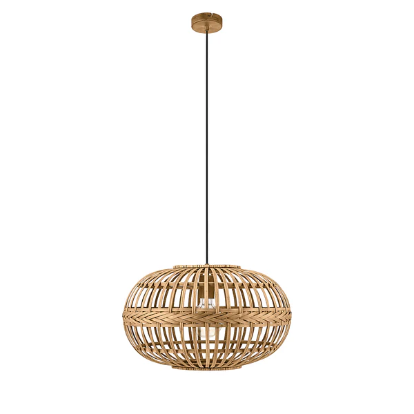 Pendelleuchte Amsfield I - Massivholz Bambus - 1-flammig - Image 3