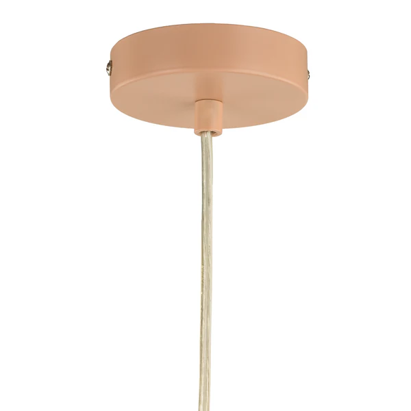 Pendelleuchte Anda - Eisen - 1-flammig - Rosa - Image 7
