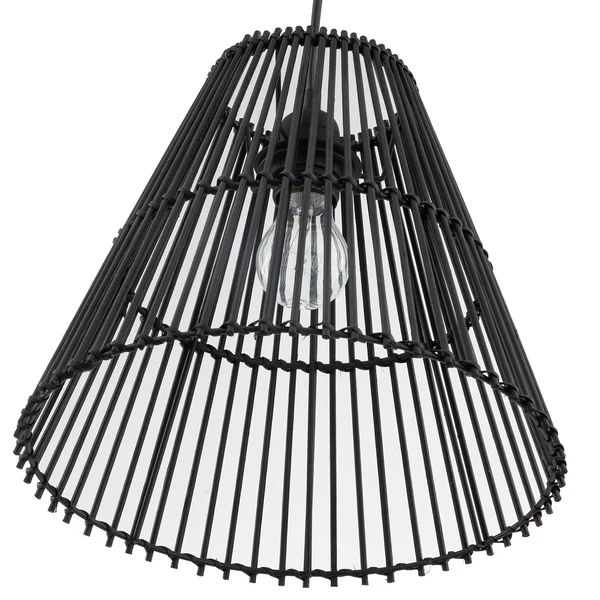Pendelleuchte Apulien I - Rattan / Eisen - 1-flammig - Image 10