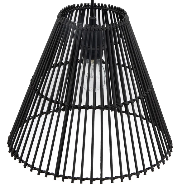 Pendelleuchte Apulien I - Rattan / Eisen - 1-flammig - Image 9