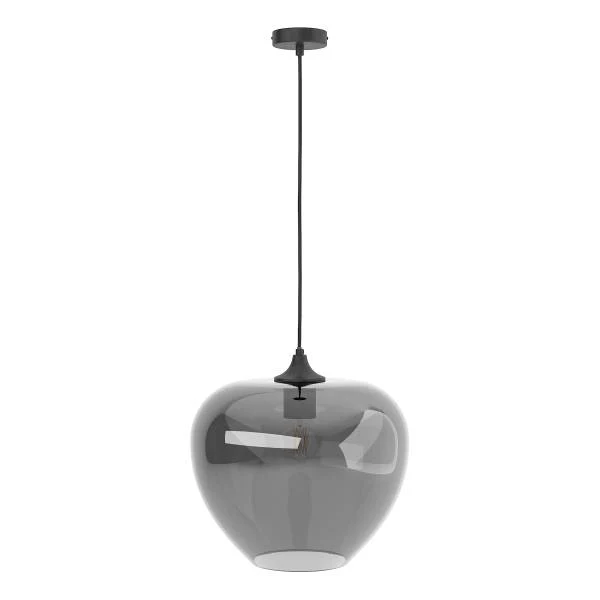 Pendelleuchte ARA - Rauchglas / Eisen - 1-flammig - Image 2